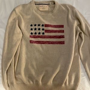 Vintage American Flag Sweater